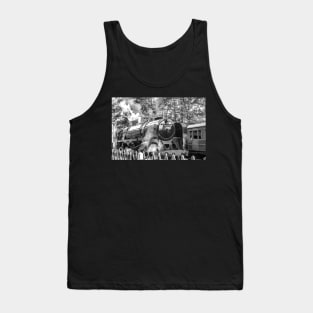 Vintage steam locomotive on the Norfolk Poppy Line Tank Top